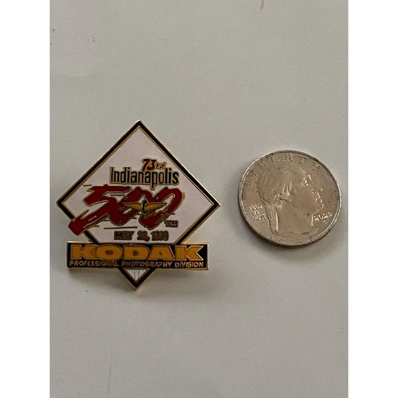 Indianapolis 500 1989 Kodak Button Pin 73rd Professional Photography Division - Picture 2 of 3